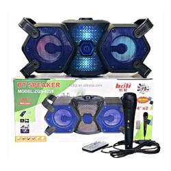 Sing-e Portable Wireless Speaker ZQS4228 with Mic and Remote Control Blue Sing-e Portable Wireless Speaker ZQS4228 with Mic and Remote Control Blue